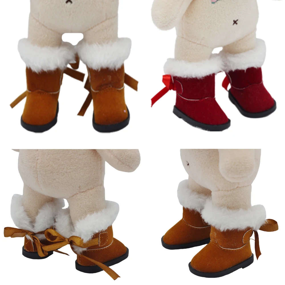 14,5 дюймов куклы для девочек, зимние сапоги для 1/4 1/6 BJD EXO, кукла, зимняя обувь, куклы, аксессуары, игрушки 5,5*2,8 см