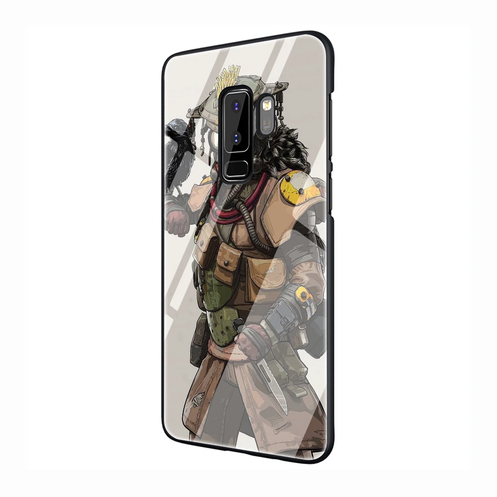 EWAU scarface Glass Phone Case for Samsung Galaxy S7 8 9 10Plus Note8 9 A10 20 30 40 50 60 70