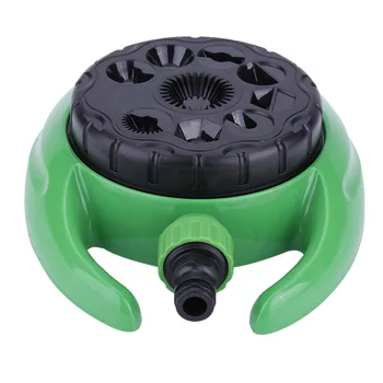 

9-Pattern Turret Spray Stationary Sprinkler Head Backyard Dial Sprinkler Automatic 360 Rotating Watering Irrigation System