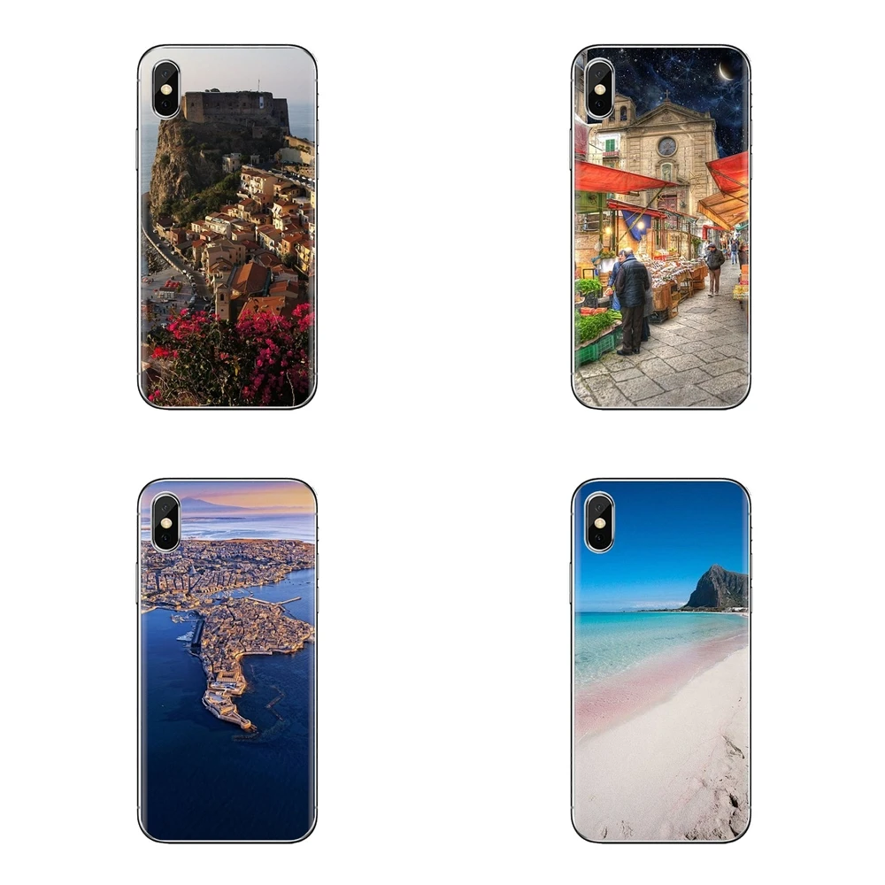 For HTC One U11 U12 X9 M7 M8 A9 M9 M10 E9 Plus Desire 630 530 626 628 816 820 830 Mobile Phone Case Cover beautiful Sicily Italy |