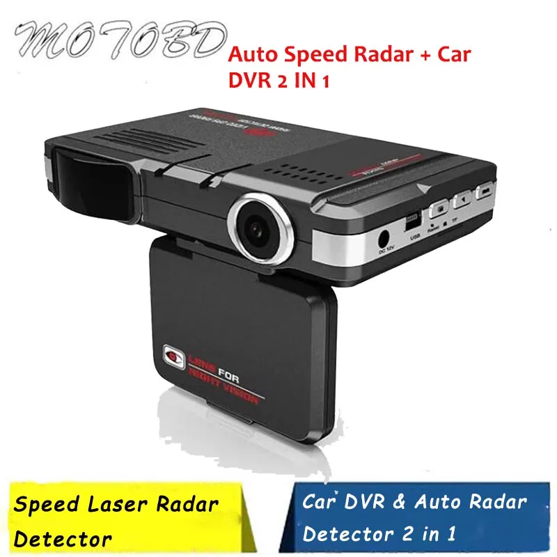 

Free Shipping Black 720P 3 In 1 V10 Auto Speed Radar + 170 Degree Car DVR + GPS Russian English Optional