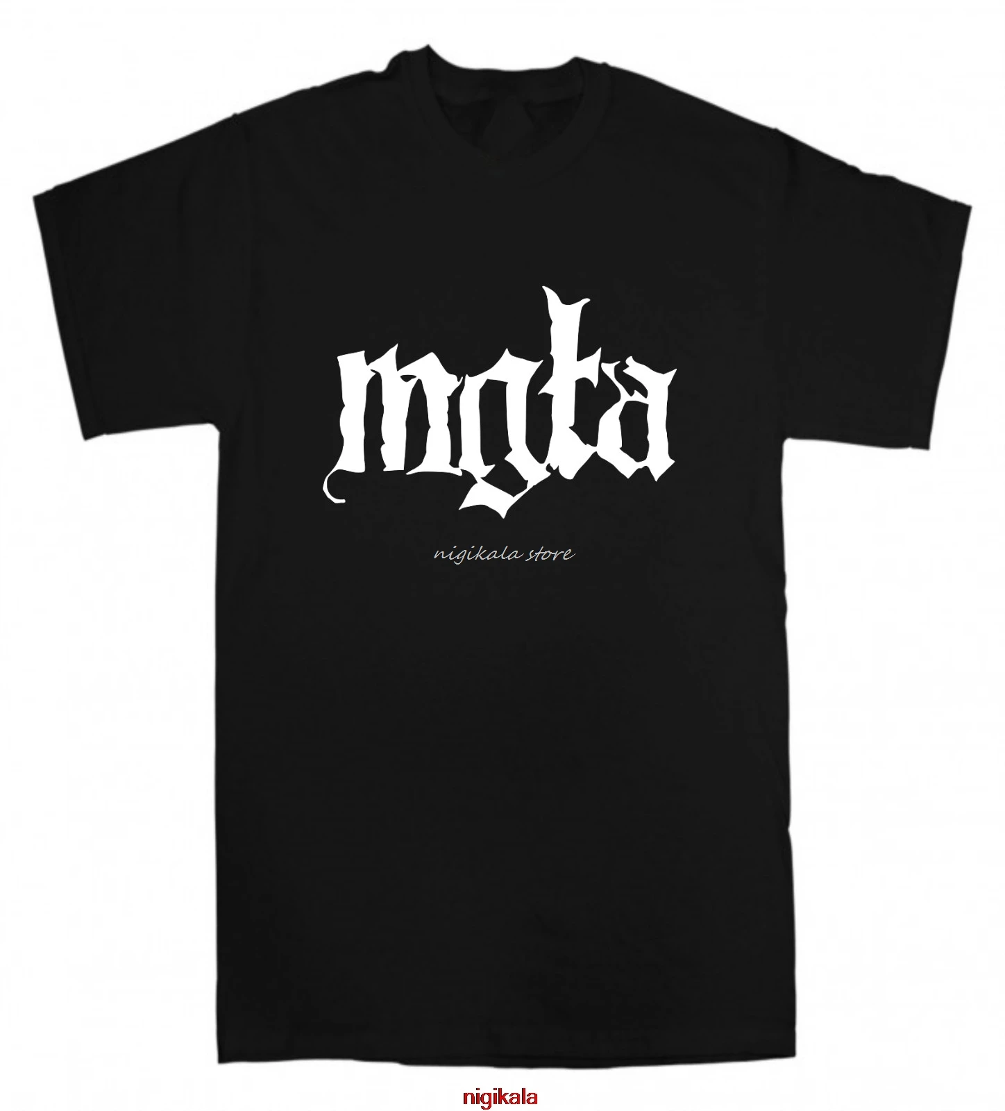 Mgla футболка, новинка, черная футболка, черная металлическая лента, Behemoth Emperor Dissection, мужские футболки, летние футболки, мужские брендовые футболки - Цвет: Черный