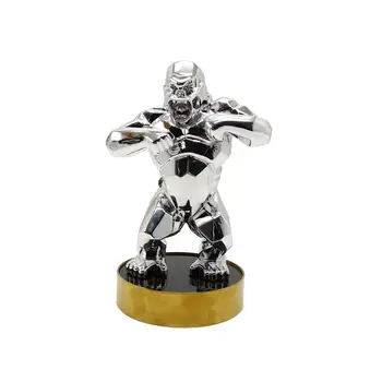 

Sculpture Electroplated Gorilla Sculpture Decorations and Ornaments Resin Simulation Animal Gorilla Simulation Garage Kit Resin