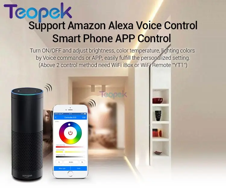 MiBoxer 100 Вт 5 в 1 светодиодный контроллер PX1 2,4G RF/APP/alexa Голосовое управление встроенный драйвер управления для DC24V Светодиодный светильник