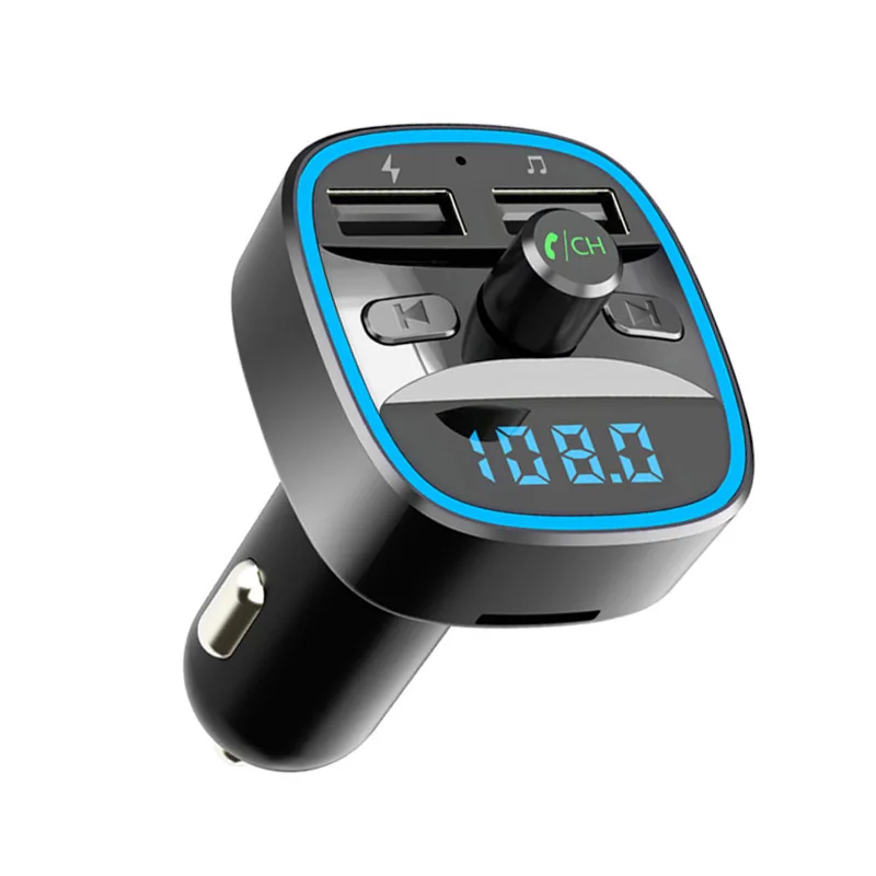 YASOKRO Автомобильный mp3 музыкальный плеер Bluetooth 5,0 ресивер FM-передатчик двойной зарядное устройство USB U диск/TF карта lossless музыкальный плеер