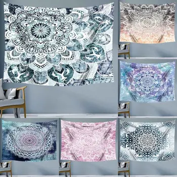

WOSTAR Boho decor Mandala Tapestry Wall Hanging Beach Throw Rug Blanket Camping Tent Mattress Bohemian Wall Cloth tapestries