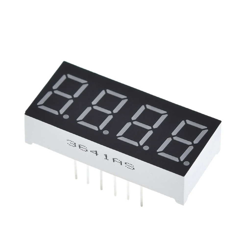 0 56 дюймов 4bit общий анод цифровой трубки Красный светодиодный Дисплей 7