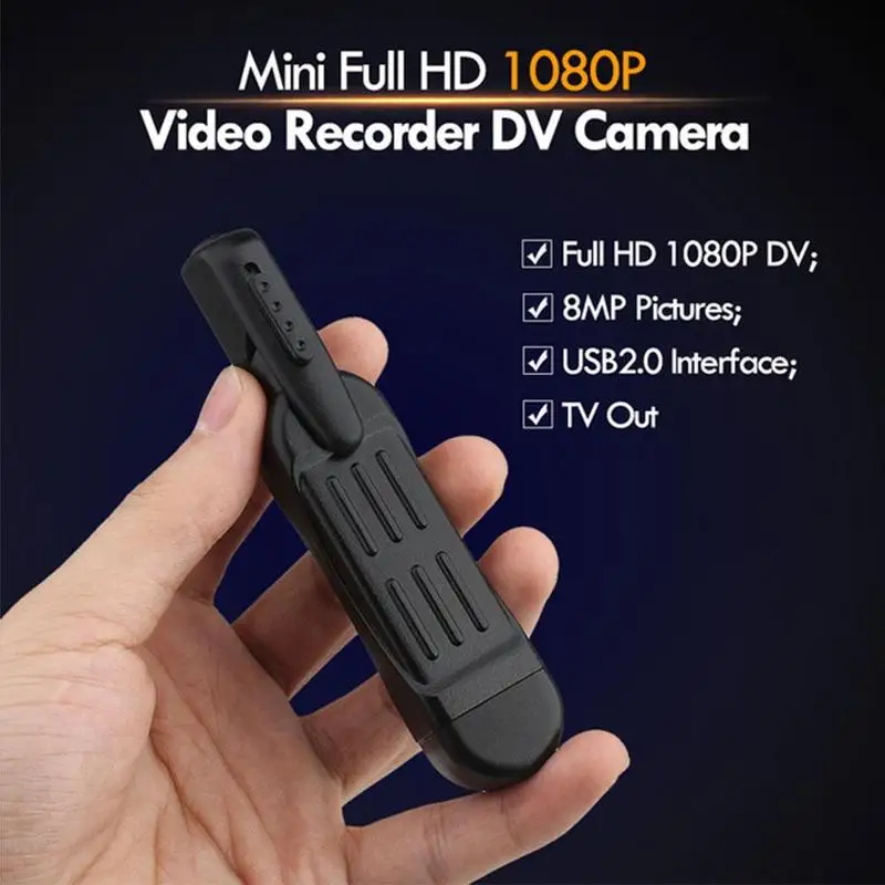 32G T189 мини-камера Full HD Mini DV видеокамера 1080P ручка карманная портативная камера диктофон U0Y2