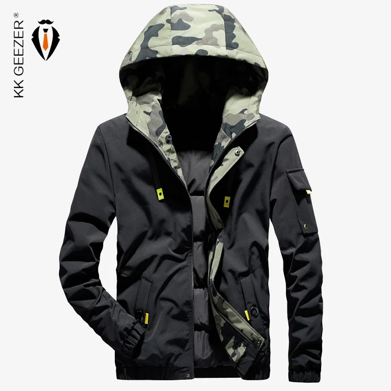 Зимняя куртка с капюшоном для мужчин Warm Parka Толстая теплая военная камуфляжная улица с капюшоном 85% Duck Brands Parkas Мягкая водонепроницаемая повседневная свободная куртка с длинным пальто черного цвета