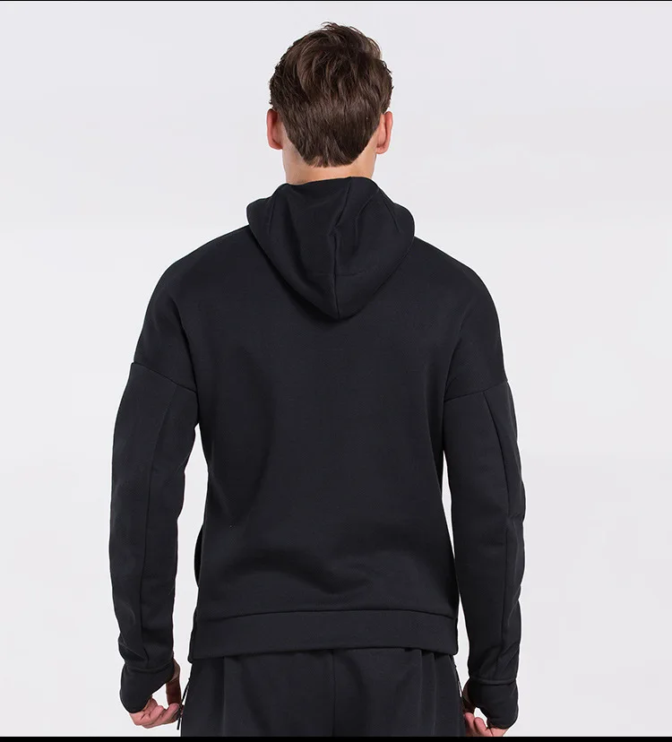 SD957X Sports пальто мужской и женский свитер с капюшоном длинным рукавом кардиган на