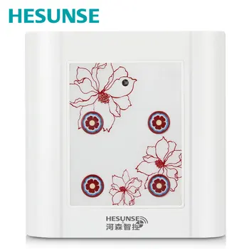 

HS-IR054LN Floral Design suit for 85V-250V Four Ways IR Remote Control Wall Switch Light Touching With Flower Pattern 86X86