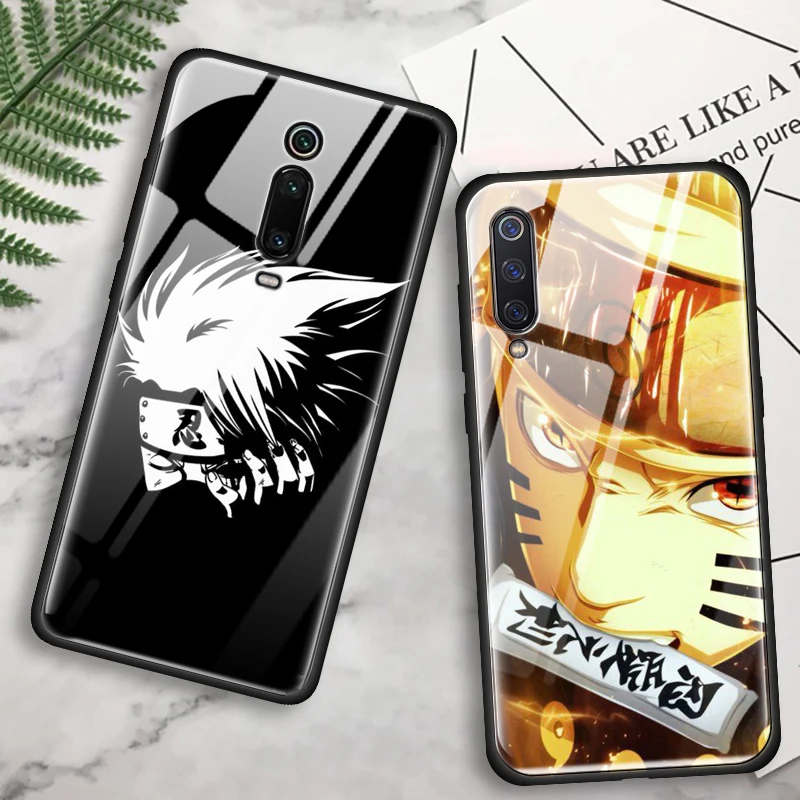 Чехол из закаленного стекла Наруто Какаши для телефона Red mi 7 8A Note 7 6 8 8Pro K20 K20Pro Xiaomi mi A3 mi CC9E mi CC9