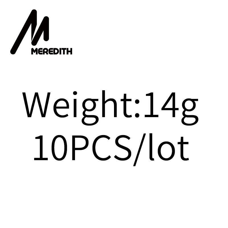 MEREDITH 10 шт./партия 3,5 г 5 г 7 г 10 г 14 г тумблер свинцовая головка рыболовный крючок приманка рыболовные крючки для мягкой приманки рыболовные снасти - Цвет: 14g-10pcs