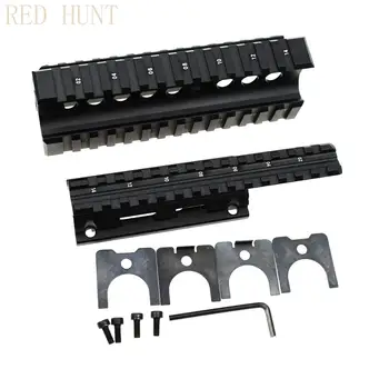 

Tactical AK Handguard RIS Quad Rail System Standard Picatinny Weaver Rail Scope Mounts for AK47 74 AKs