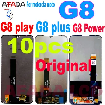 

10 Pcs For Motorola Moto G8 Power LCD Display G8 plus XT2019 Touch Screen Sensor Panel Digiziter Assembly G8 Play XT2015 LCD