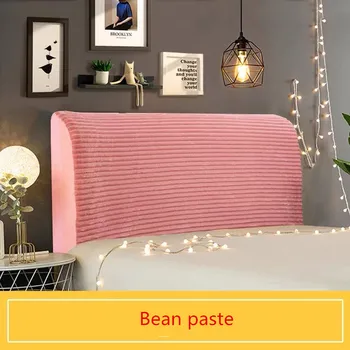 

European Style Colorful Corduroy Velvet Elastic Cloth Dust-proof Bed Head Cover/Backrest Cover/ Fully enclosed Protective Cover