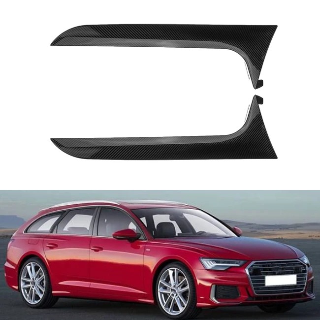 Задний спойлер на окно боковая полоса обшивка отделка комплект подходит для Audi A6