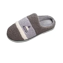 Мужская обувь; коллекция года; сезон весна-зима; Новинка; Мужская Рождественская обувь на плоской платформе; теплые домашние тапочки с милым Сантой и оленем; зимняя обувь;# N19