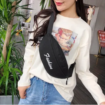 

Fanny Pack for Women Fashion Printed Canvas Pockets Messenger Multi-Function Shoulder bolsa cintura marsupio uomo nerka torebka