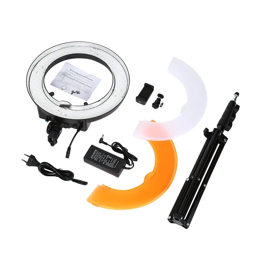 

ONLENY 12-inch Ring Light Dimmable Bi-color LED Ring Light &Tripod Studio Annular Lamp photography Lighting Studio Camera Photo