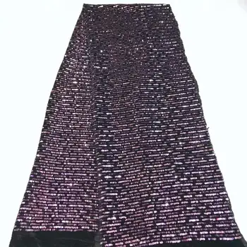 

3d French Nigerian Lace Fabrics High Quality Tulle African Laces Fabric Velvet Lace Embroidered Mesh Fabric For Party Dress