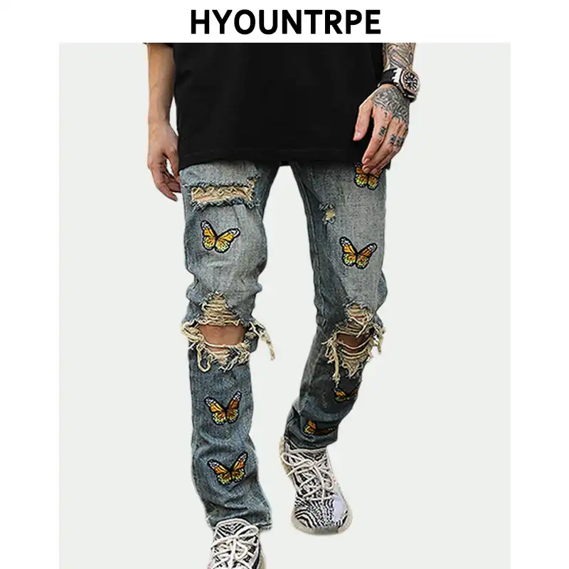 Butterfly denim jeans mens Clearance