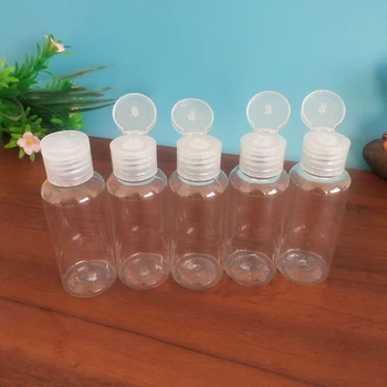 

Liquid Container Spray Bottle Transparent Portable Flip Bottle Reusable Refillable Plastic For Travel Bottle