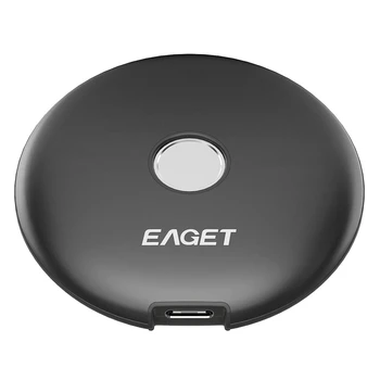 

EAGET FM1 Fingerprint Encrypted Mobile SSD, Home Office Type-C3.1 Interface High-Speed Transmission Mobile Hard Disk (512GB)