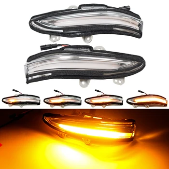 

For Toyota Crown 2013 2014 2015 2016 2017 2018 S210 4th. LED Dynamic Turn Signal Blinker Side Rear-View Mirror Indicator Light