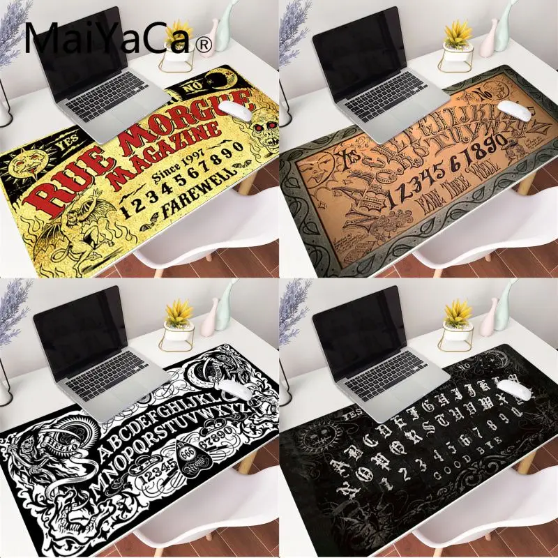 

MaiYaCa Ouija доска офисная мышь геймерский мягкий коврик для мыши Большой Коврик Для Мыши Компьютерный ноутбук коврик для игровой мыши