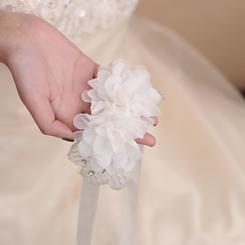TRiXY S248 женская элегантная Цветочная лента со стразами бисерный пояс невесты Свадебные аксессуары для перевязи свадебное платье