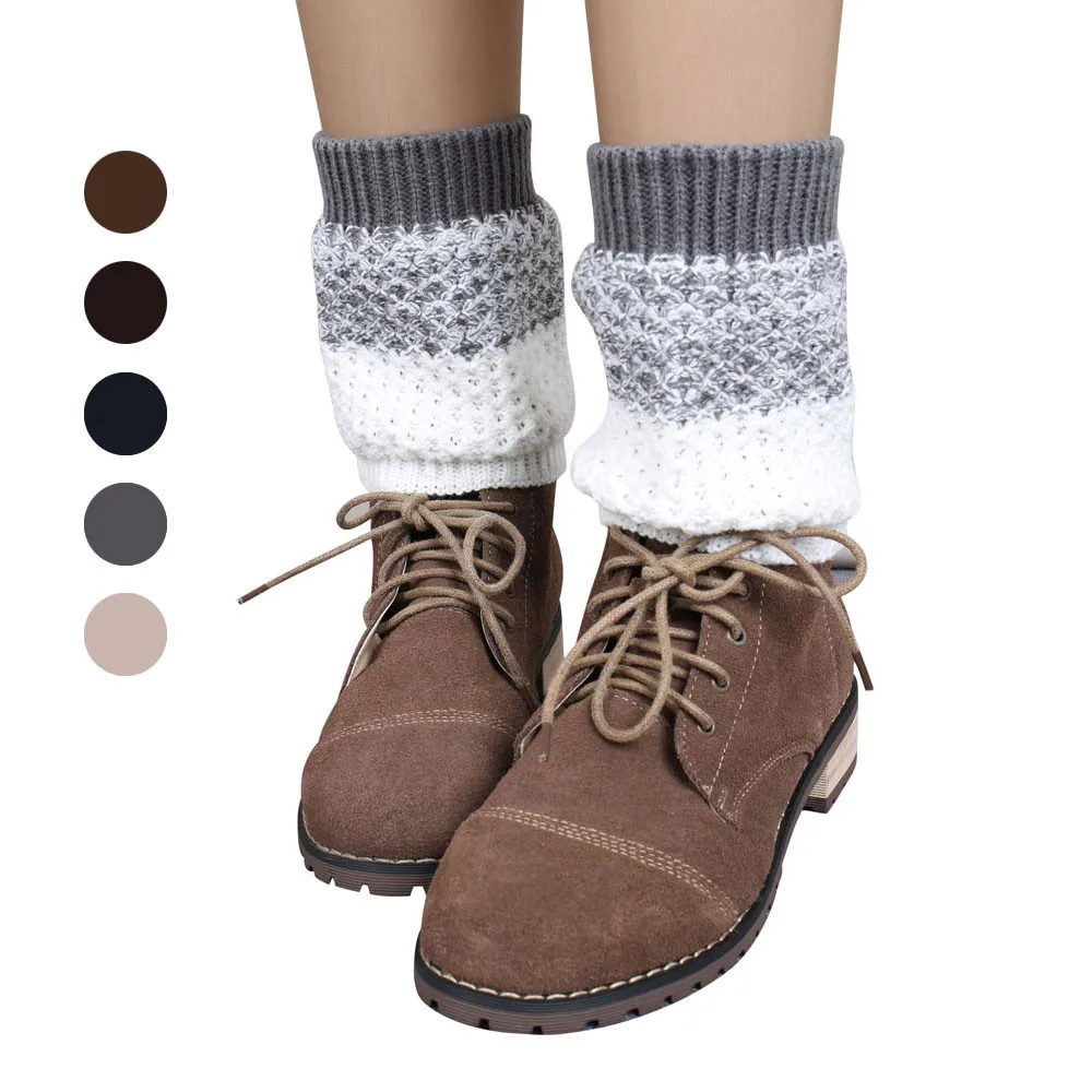 Новинка года; зимние жаккардовые вязаные гетры; носки; комплект ботинок; утепленные носки для езды на велосипеде; Повседневные Удобные носки для катания на лыжах; Z1114