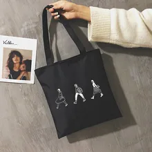 Женские покупок тканевая сумка-тоут сумка узор Сумки путешествия Для женщин экологический многоразовый Наплечные сумки для шоппинга bolsas de тела# F