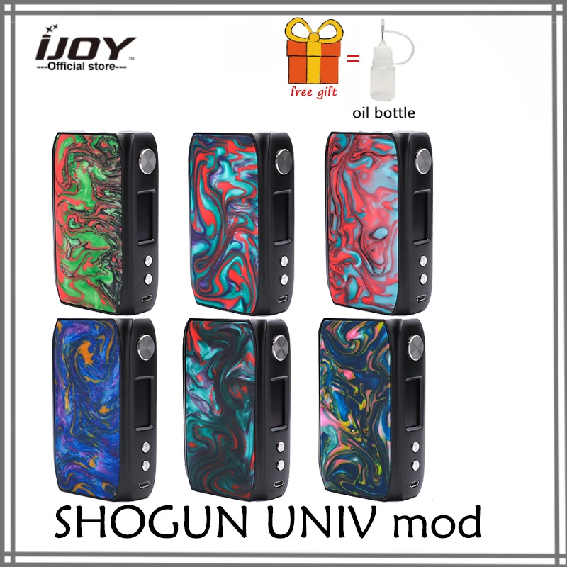 Оригинал ijoy SHOGUN UNIV мод 180 Вт бокс для электронных сигарет Катана SUBOHM Танк против