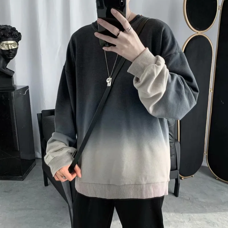 Spring Thin Hoodies Men's Fashion Contrast Color Casual O-neck Sweatshirt Men Streetwear Wild Loose Hip Hop Hoodie Mens M-2XL Spring Thin Hoodies Men's Fashion Contrast Color Casual O-neck Sweatshirt Men Streetwear Wild Loose Hip Hop Hoodie Mens M-2XL