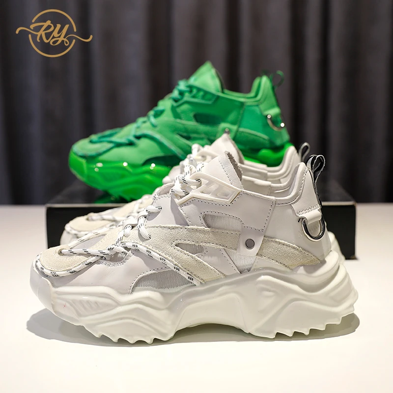 Женские кроссовки 2018 роскошная обувь женские дизайнерские модные из натуральной