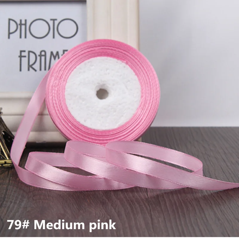 Elegant 25-Yard Grosgrain Satin Ribbon for DIY Wedding & Christmas Decorations, Crafting, Gift Wrapping, and Bow Making – 6mm to 50mm Width