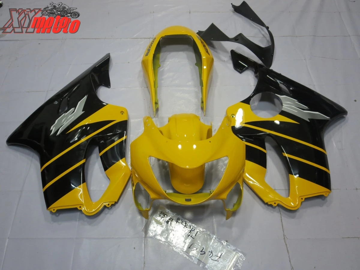 

New ABS Fairing Kit For Honda CBR600F F4 1999-2000 Injection ABS Motorcycle plastics Fairing F4 99-00 Yellow Black Bodyworks