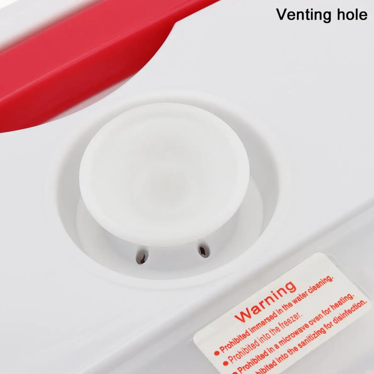 110V 1.5L One-piece Type Portable Food Warmer Heating Keeping Electric Lunch Box with Spoon / US Charging Line