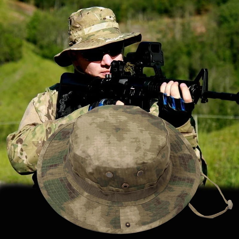 Multicam Boonie Hat Kamuflase Militer 
