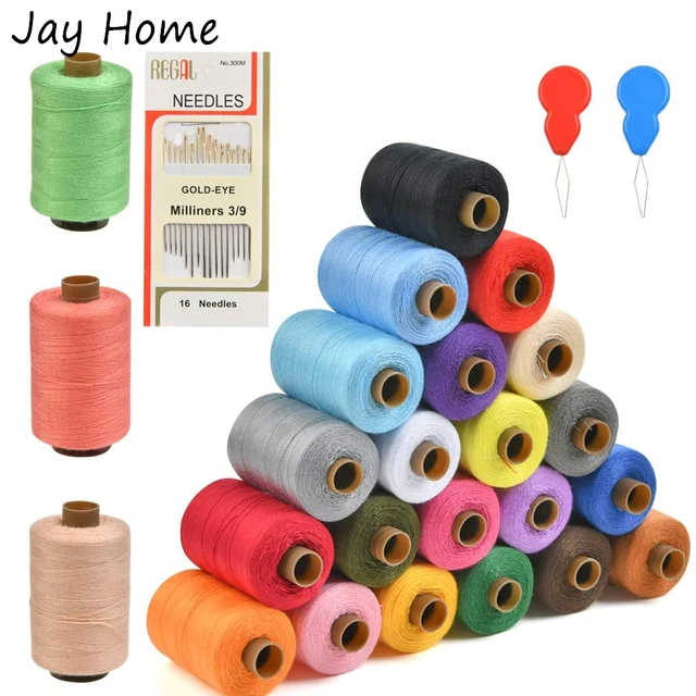 Sewing Threads 100 Colors 250 Yards  Sewing Polyester Thread Set - 100 Sewing  Thread - Aliexpress