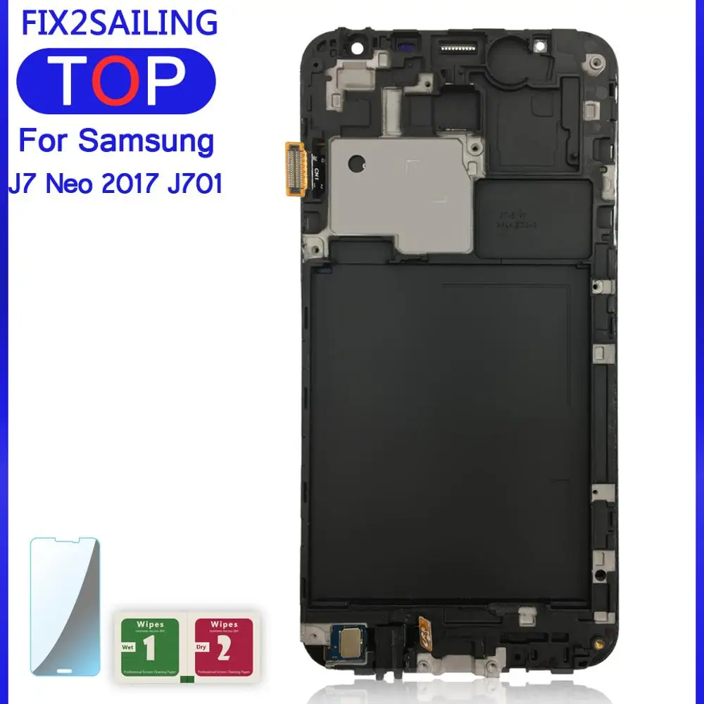 ЖК дисплей с дигитайзером для Samsung Galaxy J7 Neo J701F J701M J701MT J701 сменный сенсорный экран в