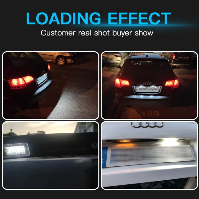 A3 8p Audi A4 Number Plate Light Warning For Audi A3 S3 A4 B6 A6 S6