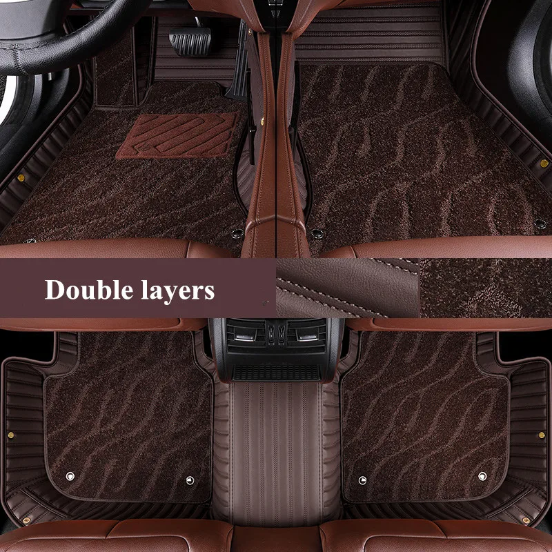 

High quality! Custom special car floor mats for Chevrolet Tracker 2020 durable waterproof double layers carpets for Tracker 2021