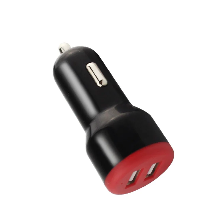 QC3.0 2.4A двойной дисплей зарядного устройства USB светильник автомобильное зарядное