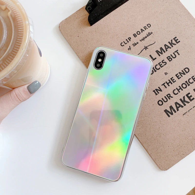 Laser Rainbow Stars Apple iPhone Case – Exoticase