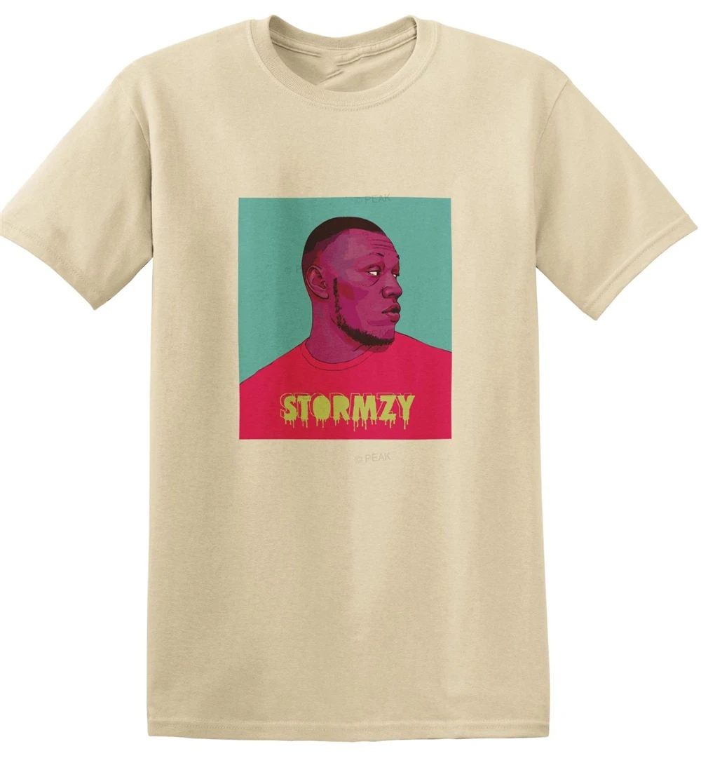 Stormzy футболка грим хип хоп музыка проблема Skepta фестиваль мерки рэп размера плюс |