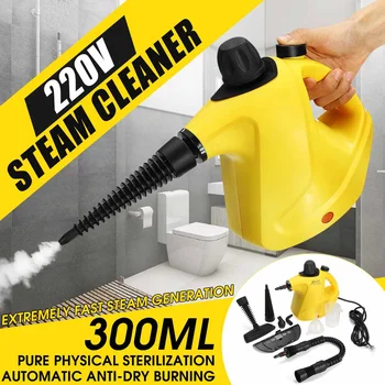 

Multi-Purpose Electric Steam Cleaner Handheld Pressurized Cleaner All-In-One For Home Kitchen Sterilization Steamer Eu Plug