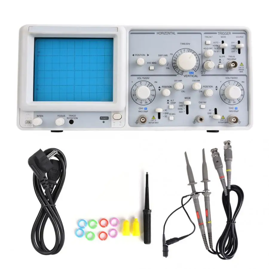 

YD4330 30MHz 220V Dual Channels High Sensitivity Digital Dual Trace Analog Oscilloscope