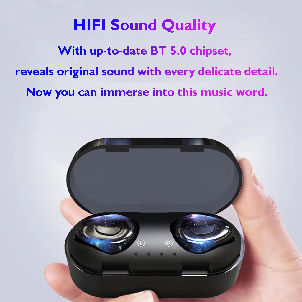 Bluetooth наушники True беспроводные наушники TWS Bluetooth 5,0 стерео наушники HIFI гарнитура спортивный наушник L803